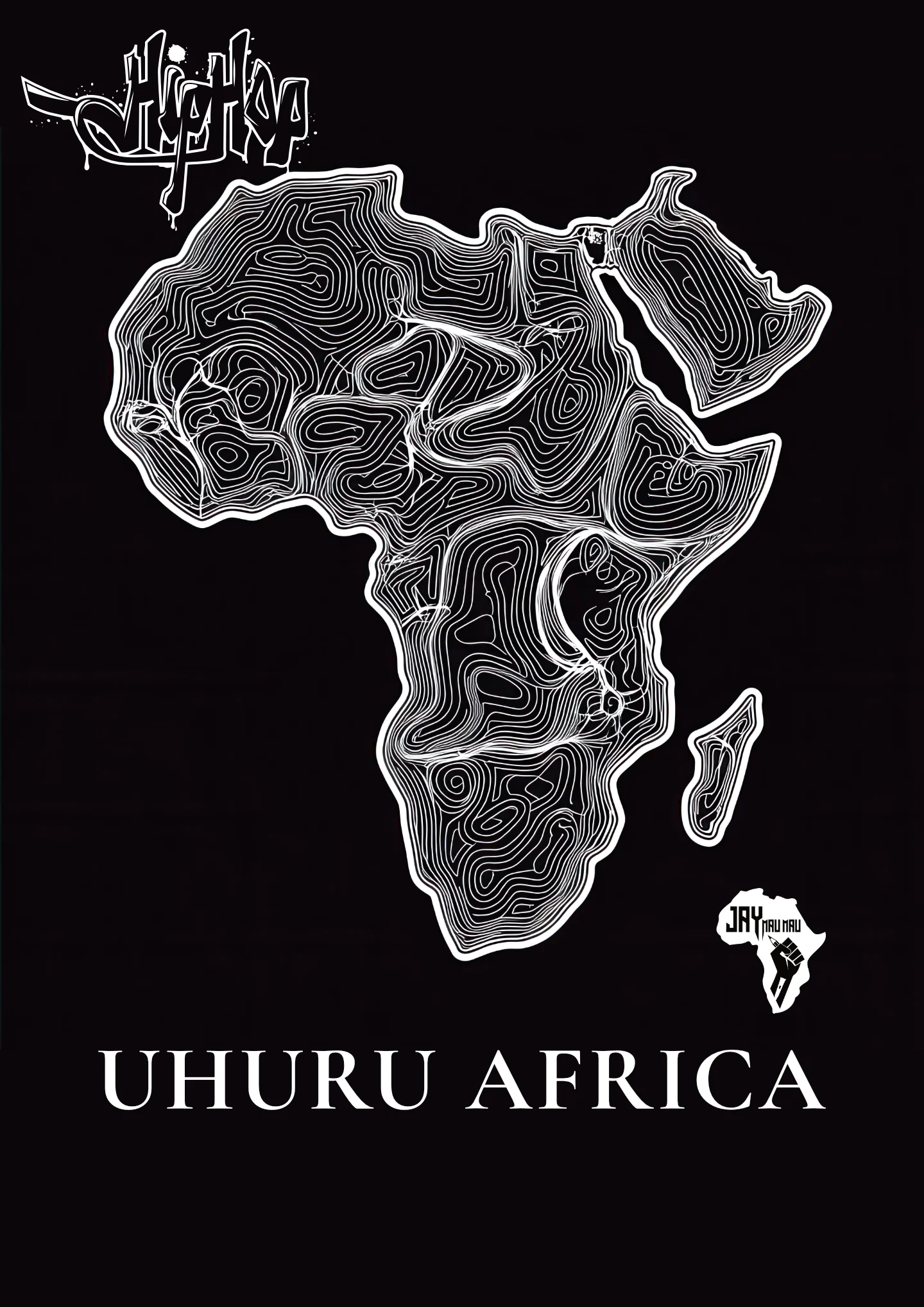Uhuru Africa — A Poem in Two Voices, cover